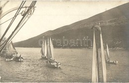 * T2 1916 Osztrák-Magyar Haditengerészet Vitorlás Százada, Matrózok / K.u.K. Kriegsmarine Kreuzeryacht / WWI Austro-Hung - Ohne Zuordnung