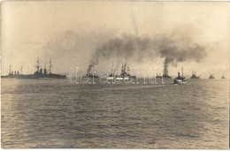 ** T2 Eskadre / Osztrák-Magyar Haditengerészet Csatahajói, Hajóraj / WWI Austro-Hungarian Navy Squadron, Battleships. Er - Zonder Classificatie