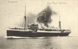 T2 Lloyd Royal Hollandais, SS Zeelandia / Australian Cargo And Passenger Steamship (served As A Troopship In Both World  - Non Classés