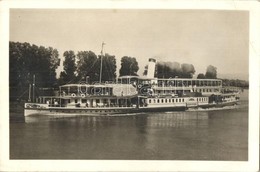 ** T1 Jupiter (ExFranz Joseph I.) Lapátkerekes Gőzhajó / Donaudampfer Jupiter DDSG / Hungarian Steamship - Ohne Zuordnung