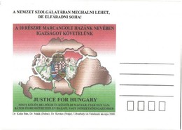 ** T2 2000 Justice For Hungary. A 10 Részre Marcangolt Hazánk Nevében Igazságot Követelünk. Modern Irredenta Boríték / M - Zonder Classificatie