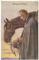 T2 Andacht Im Felde / K.u.K. Military Art Postcard With Wilhelm II And His Horse. M. Munk Wien Nr. 976. S: Theo. Zasche - Unclassified