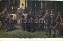 ** T2 Ima A Csata Előtt / Gebet Vor Der Schlacht / Pray Before The Battle. WWI K.u.k. Military Art Postcard. A.F.W. III/ - Sin Clasificación