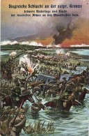 ** T2/T3 Siegreiche Schlacht An Der Ostpr. Grenze. Schwere Niederlage Und Flucht Der Russischen Armee An Den Masurischen - Sin Clasificación