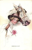 T2/T3 1915 Driving Out. Lady With Her Horse. J. St. Co. 112. S: Court Barber (fl) - Zonder Classificatie