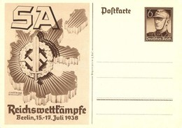 ** T2 SA Reichswettkämpfe Berlin 15-17. Juli 1938 / Sturmabteilung Imperial Competition Games, NSDAP Nazi Party Propagan - Unclassified