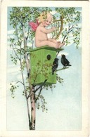 * T3 Angel Baby With Birds On A Tree. M.M. Nr. 999. (fa) - Unclassified