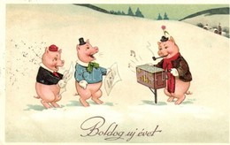 T2/T3 New Year, Singing Pigs Litho (EK) - Zonder Classificatie