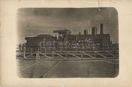 ** 3 Db RÉGI Fotó Képeslap Magyar Államvasutak Gőzmozdonyairól / 3 Pre-1920 Photo Postcards Of Hungarian State Railways' - Zonder Classificatie