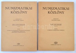 Huszár Lajos (szerk.): 'Numizmatikai Közlöny' Két Kötete: 1967-1968; 1969-1970. Használt De Jó állapotban. - Sin Clasificación