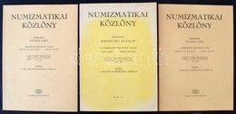 Huszár Lajos (szerk.): 'Numizmatikai Közlöny' Hat Kötete Közte 1971-1972., 1973-1974., 1977-1978., 1979-1980., 1983-1984 - Sin Clasificación