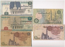 Egyiptom ~2004. 50p + 1P (2x) + 5P (2x) T:III,III-
Egypt ~2004. 50 Piastres + 1 Pound (2x) + 5 Pounds (2x) C:F,VG - Unclassified