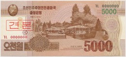 Észak-Korea 2013. 5000W 'MINTA' T:I
North Korea 2013. 5000 Won 'SPECIMEN' C.UNC - Non Classificati