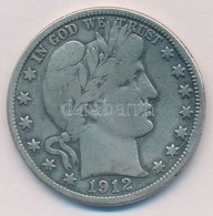 Amerikai Egyesült Államok 1912D 1/2$ Ag 'Barber' T:2-,3
USA 1912D 1/2 Dollar Ag 'Barber' C:VF,F - Unclassified