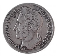 Belgium 1843. 1/2Fr Ag 'I. Lipót' (2,5g) T:2,2-
Belgium 1843. 1/2 Franc Ag 'Leopold I' (2,5g) C:XF,VF
Krause KM#6 - Non Classés