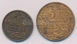 Curacao 1944D 1c Br + 2 1/2c Br T:2,2-
Curacao 1944D 1 Cent Br + 2 1/2 Cents Br C:XF,VF - Ohne Zuordnung