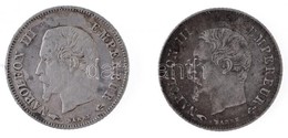 Franciaország / Második Császárság 1859A 20c Ag 'III. Napóleon' (2x) T:2,2- Patina
France / Second Empire 1859A 20 Centi - Non Classificati