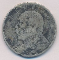 Kína ~1914. 50c Ag 'Yüan Shihkai' (12,14g) T:3 Ph.
China ~1914. 50 Cents Ag 'Yuan Shihkai' (12,14g) C:F Edge Error - Non Classificati