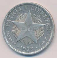 Kuba 1933. 1P Ag T:2
Cuba 1933. 1 Peso Ag C:XF - Non Classés