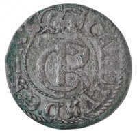 Livónia / Riga / Svéd Megszállás 1664. Solidus Ag 'XI. Károly' (0,62g) T:2,2-
Livonia / Riga / Swedish Occupation 1664.  - Unclassified