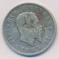 Olaszország 1863M BN 1L Ag 'II. Viktor Emánuel' T:2-,3  
Italy 1863M BN 1 Lira Ag 'Vittorio Emanuele II' C:VF,F - Non Classificati