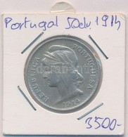 Portugália 1914. 50c Ag Lezárt Fóliában T:2
Portugal 1914. 50 Centavos In Sealed Foil C:XF
Krause KM#561 - Unclassified