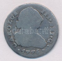 Spanyolország 1776S-CF 1R Ag 'III. Károly' T:2-,3
Spain 1776S-CF 1 Real Ag 'Charles III' C:VF,F
Krause KM#411.2 - Non Classificati