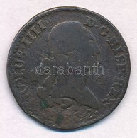 Spanyolország 1802. 4m Cu 'IV. Károly' T:2-,3
Spain 1802. 4 Maravedis Cu 'Charles IV' C:VF,F
Krause KM#427 - Ohne Zuordnung