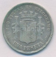 Spanyolország 1870DE-M 1P Ag (4,68g) T:3
Spain 1870DE-M 1 Peseta Ag (4,68g) C:F - Non Classificati