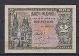 EDIFIL 429a.   2 PTAS 30 DE ABRIL DE 1938 SERIE D.   CATEDRAL DE BURGOS. - 1-2 Pesetas