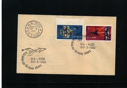 Vietnam 1965 Space / Raumfahrt Imperforated Set FDC  Interesting Cover - Asien