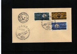 Vietnam 1963 Space / Raumfahrt Perforated Set FDC  Interesting Cover - Asien