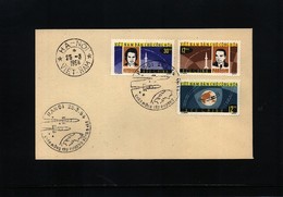 Vietnam 1964 Space / Raumfahrt Perforated Set FDC  Interesting Cover - Asie