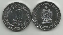 Sri Lanka 10 Rupees 2016. UNC  KM#181a - Sri Lanka