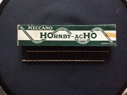 HORNBY-acHO MECCANO-TRIANG 1 2/3 Rail Droit A 2 Coupures Ref. 7590 - Rails