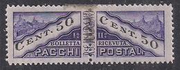 SAN MARINO 1945 PACCHI POSTALI SASS. 21 MLH VF - Parcel Post Stamps
