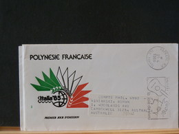 83/002  LETTRE POLYNESIE - Covers & Documents