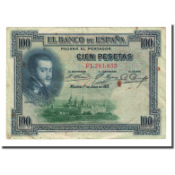 Billet, Espagne, 100 Pesetas, 1925-07-01, KM:69c, TB - 100 Pesetas