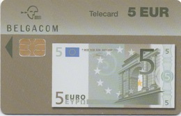 Télécarte Belgacom : 5 EUR Billet De Banque Valable Jusqu'au 31/03/2006 - Briefmarken & Münzen