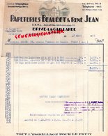 19- BRIVE LA GAILLARDE- RARE FACTURE PAPETERIE BEAUDET & RENE JEAN- IMPRIMERIE -VUE USINE- 1951 - Stamperia & Cartoleria