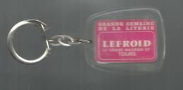 Porte Clefs , Clés , Semaine De La Literie , Janvier 1966,  LEFROID ,TOURS ,,2 Scans , Frais 1.95 E - Key-rings