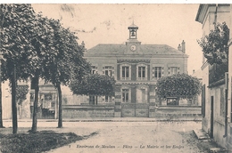 Cpa 78 Flins Mairie & écoles - Flins Sur Seine