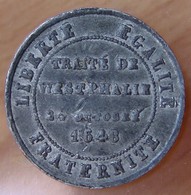 ALSACE - Traité De Westphalie / Réunion De L'Alsace à La France 1648 -1848 - Monétaires / De Nécessité