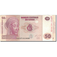 Billet, Congo Democratic Republic, 50 Francs, 30.6.2013, KM:97a, SUP - Repubblica Democratica Del Congo & Zaire