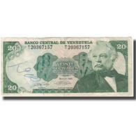 Billet, Venezuela, 20 Bolivares, 1990-05-31, KM:63c, B+ - Venezuela