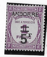 Andorre N° 15** Taxe - Unused Stamps