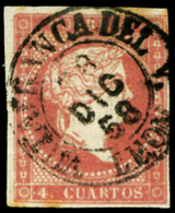 Ed. 0 48 - Mat. Fechador Tp. I “Villafranca Del V.-León” Lujo. Muy Raro. - Neufs