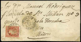 Ed. 48 - Sobreenvuelta Cda Mat. Fechador Tp. I “Noves-Toledo” Lujo. - Unused Stamps