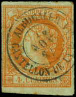 Ed. 0 52 - Mat. Fechador Tp. II “Albocacer-Castellón” Lujo. Muy Raro. - Unused Stamps