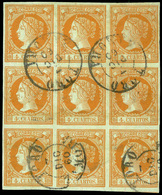 Ed. 0 52 Bl. 9 - Mat. Fechador Tp. I “Toro-Zamora” Lujo - Unused Stamps